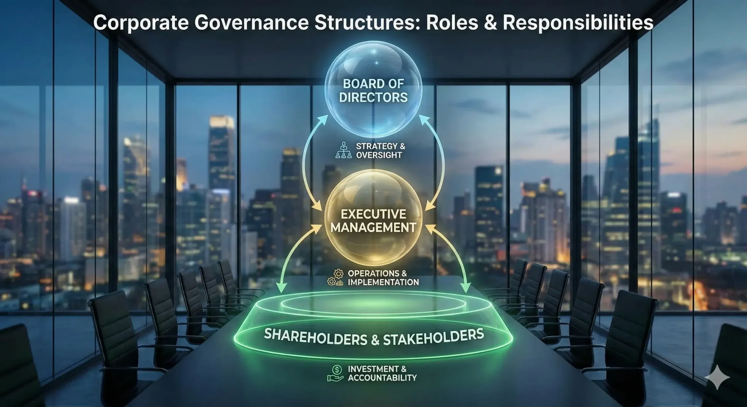 The Corporate Governance Blueprint: Defining Strategic Roles