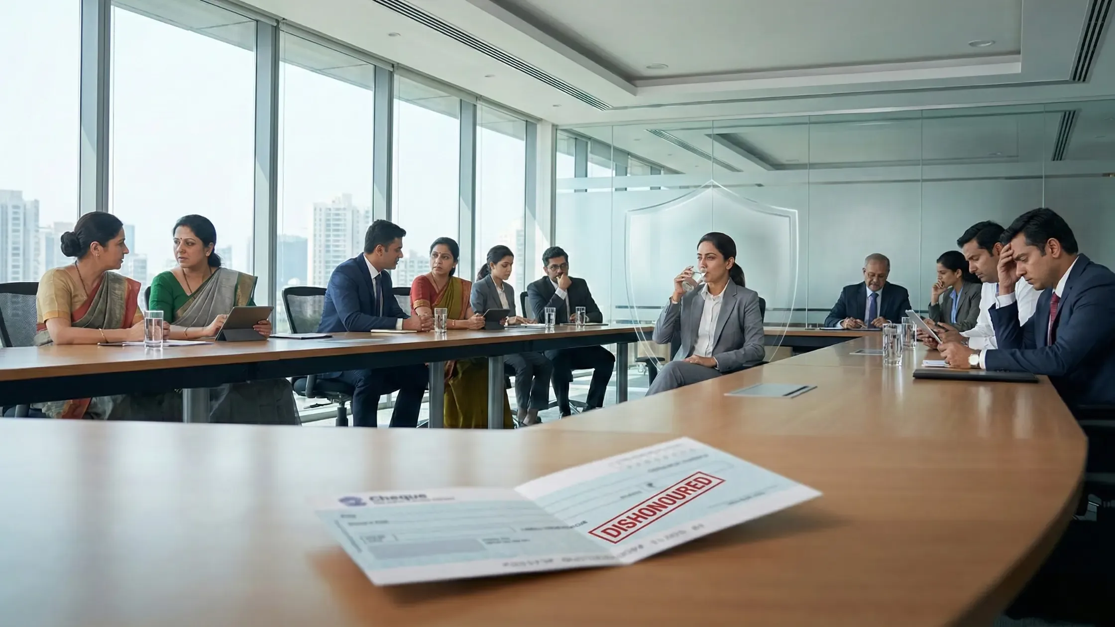 Non Executive Directors Cheque Dishonour Liability